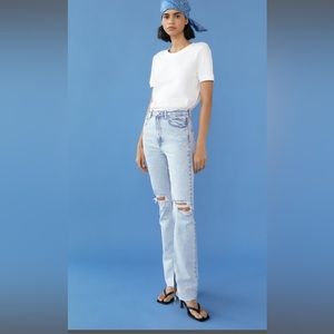 Zara slim fit washed denim